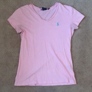 Light pink ralph Lauren v-neck
